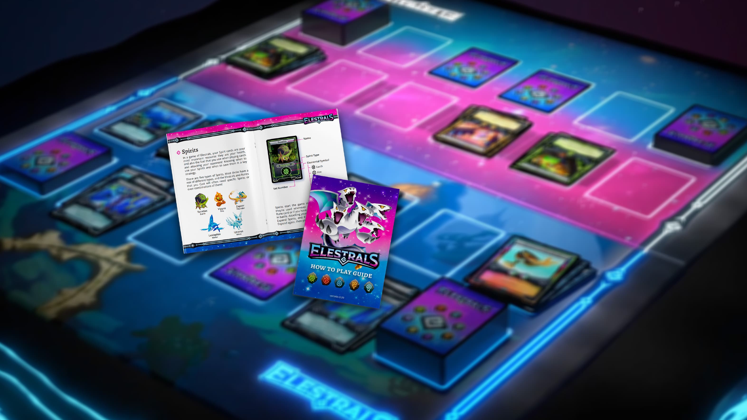 Elestrals Card Game Banner Image